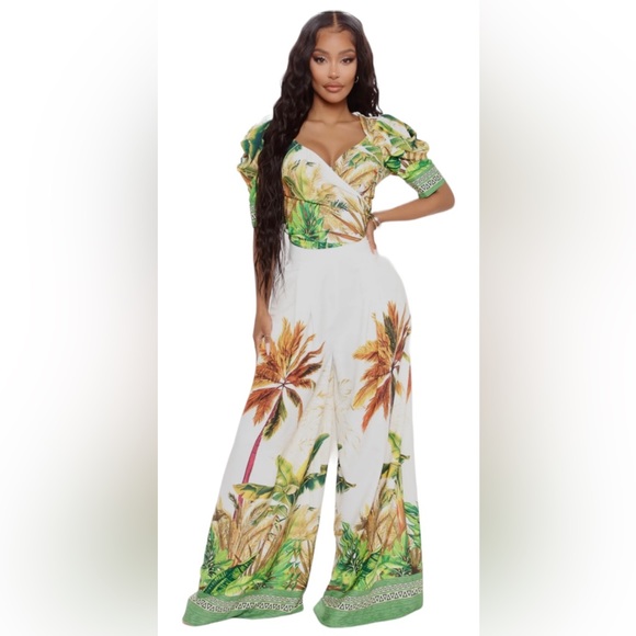 Palazzo Pants Suit Size S NWT - Picture 1 of 16